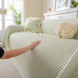 3D Bubble Textured Furniture Protector Throw Cover, Cooling Soft Woven Couch Cover - Ornate Home