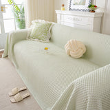 3D Bubble Textured Furniture Protector Throw Cover, Cooling Soft Woven Couch Cover - Ornate Home