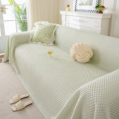 3D Bubble Textured Furniture Protector Throw Cover, Cooling Soft Woven Couch Cover - Ornate Home