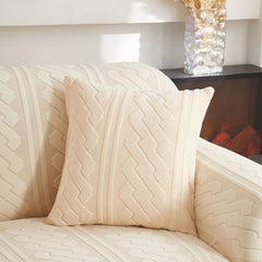 3D Embossed Geometric Couch Slipcover, Stretch Washable Non Slip Furniture Protector - Ornate Home