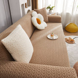 3D Geometric Stretch Sofa Slipcovers Non Slip Pet Friendly Washable Fitted Sofa Covers - Ornate Home