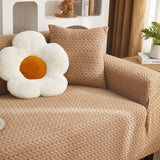 3D Geometric Stretch Sofa Slipcovers Non Slip Pet Friendly Washable Fitted Sofa Covers - Ornate Home