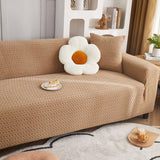 3D Geometric Stretch Sofa Slipcovers Non Slip Pet Friendly Washable Fitted Sofa Covers - Ornate Home