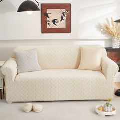 3D Jacquard Couch Slipcover, Washable Non Slip Soft Couch Sofa Cover for Kids, Pets - Ornate Home