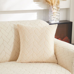 3D Jacquard Couch Slipcover, Washable Non Slip Soft Couch Sofa Cover for Kids, Pets - Ornate Home