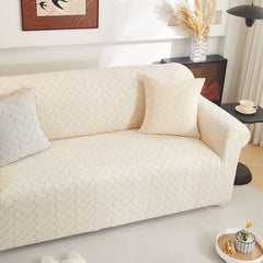 3D Jacquard Couch Slipcover, Washable Non Slip Soft Couch Sofa Cover for Kids, Pets - Ornate Home