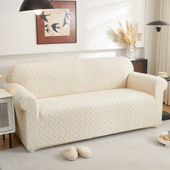 3D Jacquard Couch Slipcover, Washable Non Slip Soft Couch Sofa Cover for Kids, Pets - Ornate Home