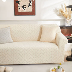 3D Jacquard Couch Slipcover, Washable Non Slip Soft Couch Sofa Cover for Kids, Pets - Ornate Home