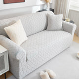 3D Jacquard Couch Slipcover, Washable Non Slip Soft Couch Sofa Cover for Kids, Pets - Ornate Home