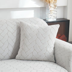 3D Jacquard Couch Slipcover, Washable Non Slip Soft Couch Sofa Cover for Kids, Pets - Ornate Home