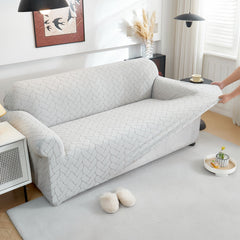 3D Jacquard Couch Slipcover, Washable Non Slip Soft Couch Sofa Cover for Kids, Pets - Ornate Home