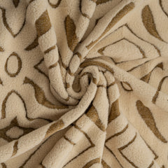 3D Jacquard Geometric Sofa Cover, High Stretch Soft Polar Fleece Slipcover for Couch - Ornate Home