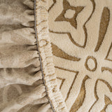 3D Jacquard Geometric Sofa Cover, High Stretch Soft Polar Fleece Slipcover for Couch - Ornate Home