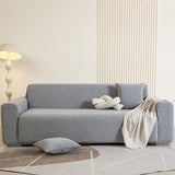 3D Jacquard Leaf Pattern Couch Slipcover, High Stretch Washable Textured Sofa Cover - Ornate Home