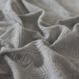 3D Jacquard Leaf Pattern Couch Slipcover, High Stretch Washable Textured Sofa Cover - Ornate Home