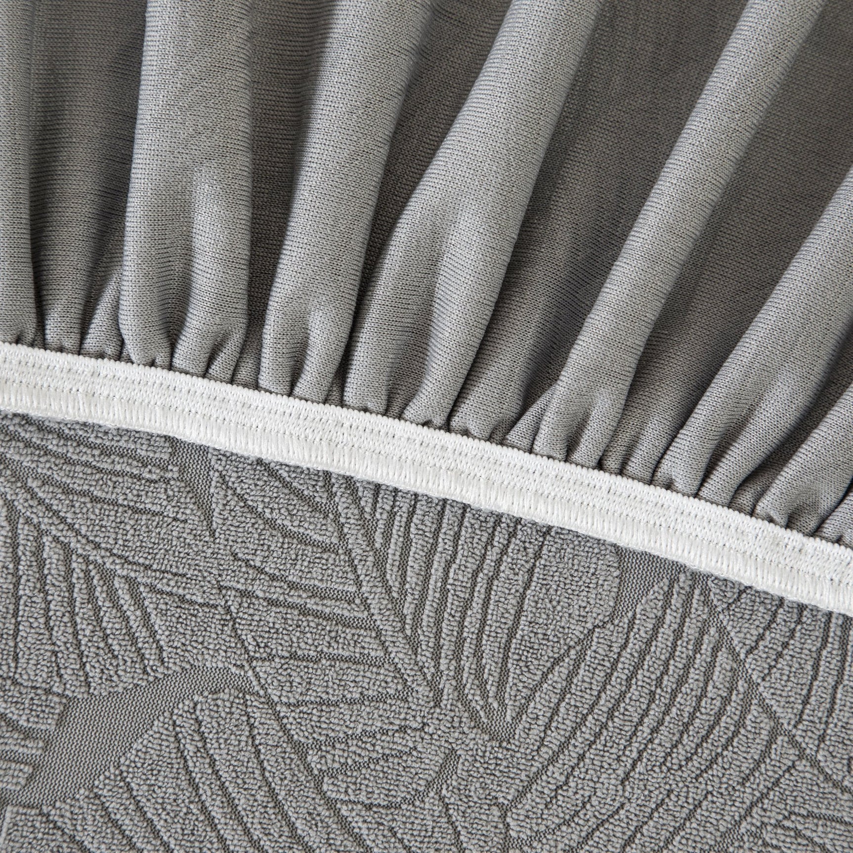 3D Jacquard Leaf Pattern Couch Slipcover, High Stretch Washable Textured Sofa Cover - Ornate Home