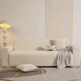 3D Jacquard Leaf Pattern Couch Slipcover, High Stretch Washable Textured Sofa Cover - Ornate Home