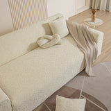 3D Jacquard Leaf Pattern Couch Slipcover, High Stretch Washable Textured Sofa Cover - Ornate Home