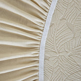 3D Jacquard Leaf Pattern Couch Slipcover, High Stretch Washable Textured Sofa Cover - Ornate Home