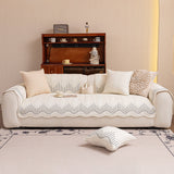 3D Quilted Thick Cotton Sofa Cover Non-Slip Couch Throw for Fabric & Leather Sofas - Ornate Home