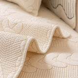 3D Quilted Thick Cotton Sofa Cover Non-Slip Couch Throw for Fabric & Leather Sofas - Ornate Home