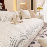 3D Quilted Thick Cotton Sofa Cover Non-Slip Couch Throw for Fabric & Leather Sofas - Ornate Home
