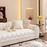 3D Quilted Thick Cotton Sofa Cover Non-Slip Couch Throw for Fabric & Leather Sofas - Ornate Home