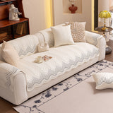 3D Quilted Thick Cotton Sofa Cover Non-Slip Couch Throw for Fabric & Leather Sofas - Ornate Home