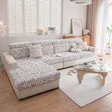 Stretch Individual Cushion Slipcovers, Furniture Protector with Elastic Bottom, Couch Cover Replacement