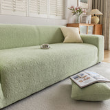 High Elastic Floral Couch Slipcover, Jacquard Stretch Non-Slip Furniture Protector