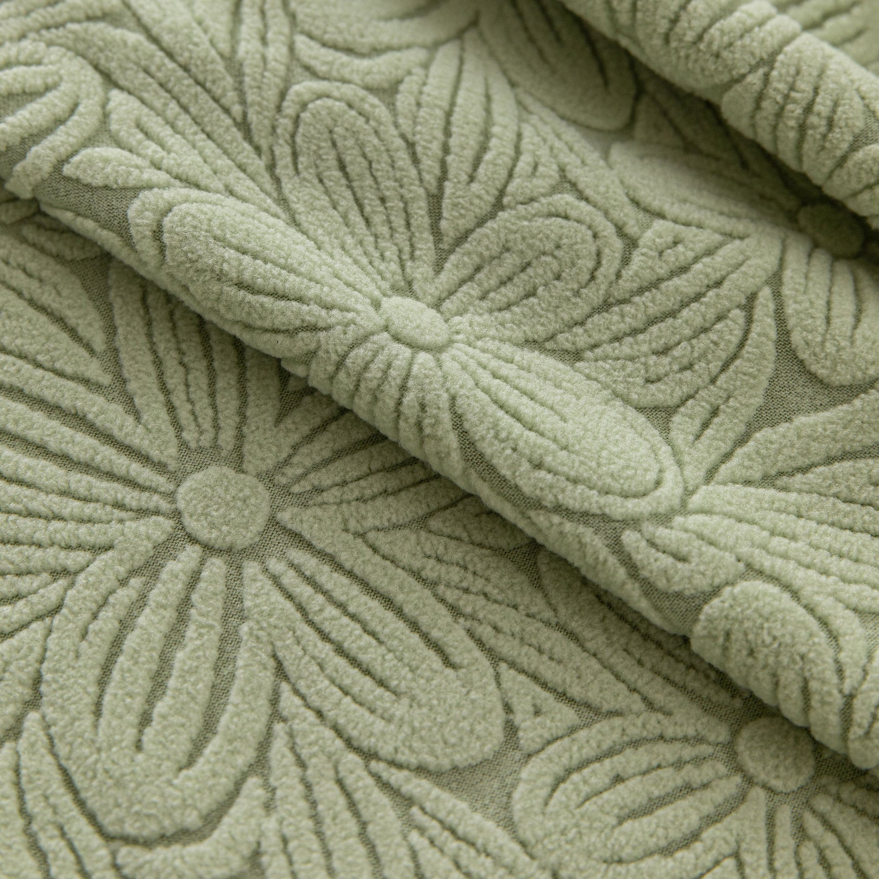 High Elastic Floral Couch Slipcover, Jacquard Stretch Non-Slip Furniture Protector