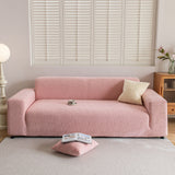 High Elastic Floral Couch Slipcover, Jacquard Stretch Non-Slip Furniture Protector