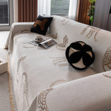 Leopard Sofa Cover Blanket Stylish Furniture Protector Throw for Couches & Loveseats