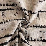 Modern Couch Protector Blanket Woven Chenille Sofa Cover Throw with Artistic Grid