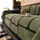 Modern Geometric Sofa Cover Decorative Couch Throw Blanket Furniture Protector