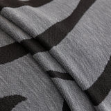 Zebra Striped Chenille Throw Sofa Cover Full-Cover Decorative Furniture Slipcover