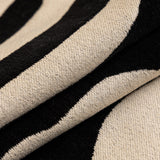 Zebra Striped Chenille Throw Sofa Cover Full-Cover Decorative Furniture Slipcover