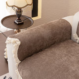 Chenille Sofa Cover Towel – Non-Slip, Washable Pets Couch Protector with Tassels