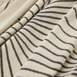 Geometric Radial Striped L-Shape Sofa Cover: Thick, Reversible Furniture Blanket for Kids and Pets