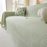 Cooling Comfy Throw Sofa Cover, Textured & Breathable, Multi-Use Decorative Couch Covers for Summer