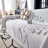 Dandelion Blanket Throw for Sofas Chenille Furniture Couch Cover, Couch Cushion Cover for Kids, Pets