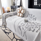 Dandelion Blanket Throw for Sofas Chenille Furniture Couch Cover, Couch Cushion Cover for Kids, Pets