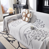 Dandelion Blanket Throw for Sofas Chenille Furniture Couch Cover, Couch Cushion Cover for Kids, Pets
