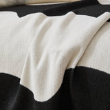 Chenille Minimalist Wavy Sofa Throw Cover, Cozy Blankets for Couch, Machine Washable Couch Protector