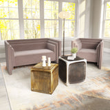 Brics Multicolor Side Table Set (2-Piece)