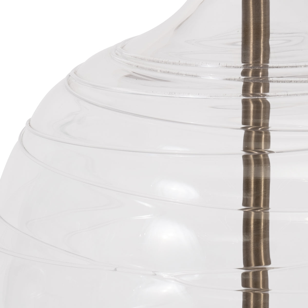 Sheltonbrook Clear/Ivory/Gold Lamp