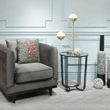 Waterloo White & Bronze Table Lamp
