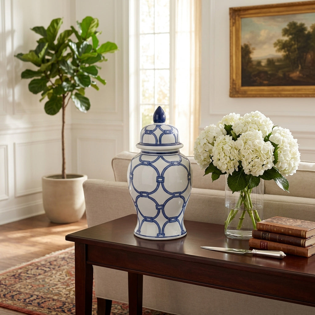 Edgarley Blue/White Medium Chinoiserie - 18476-02EC