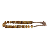 Kellershaw Brown Cylinder Resin Beaded Garland