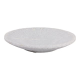 Panoche White Swirl Ridge Marble Bowl